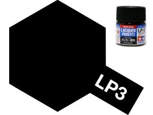 Tamiya 82103 LP-3 Flat Black 10 ml